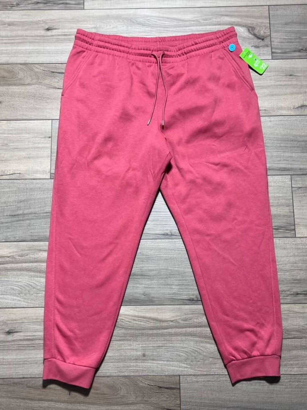 Athletic Works Unisex Fleece-Lined Joggers Size XXL Salmon